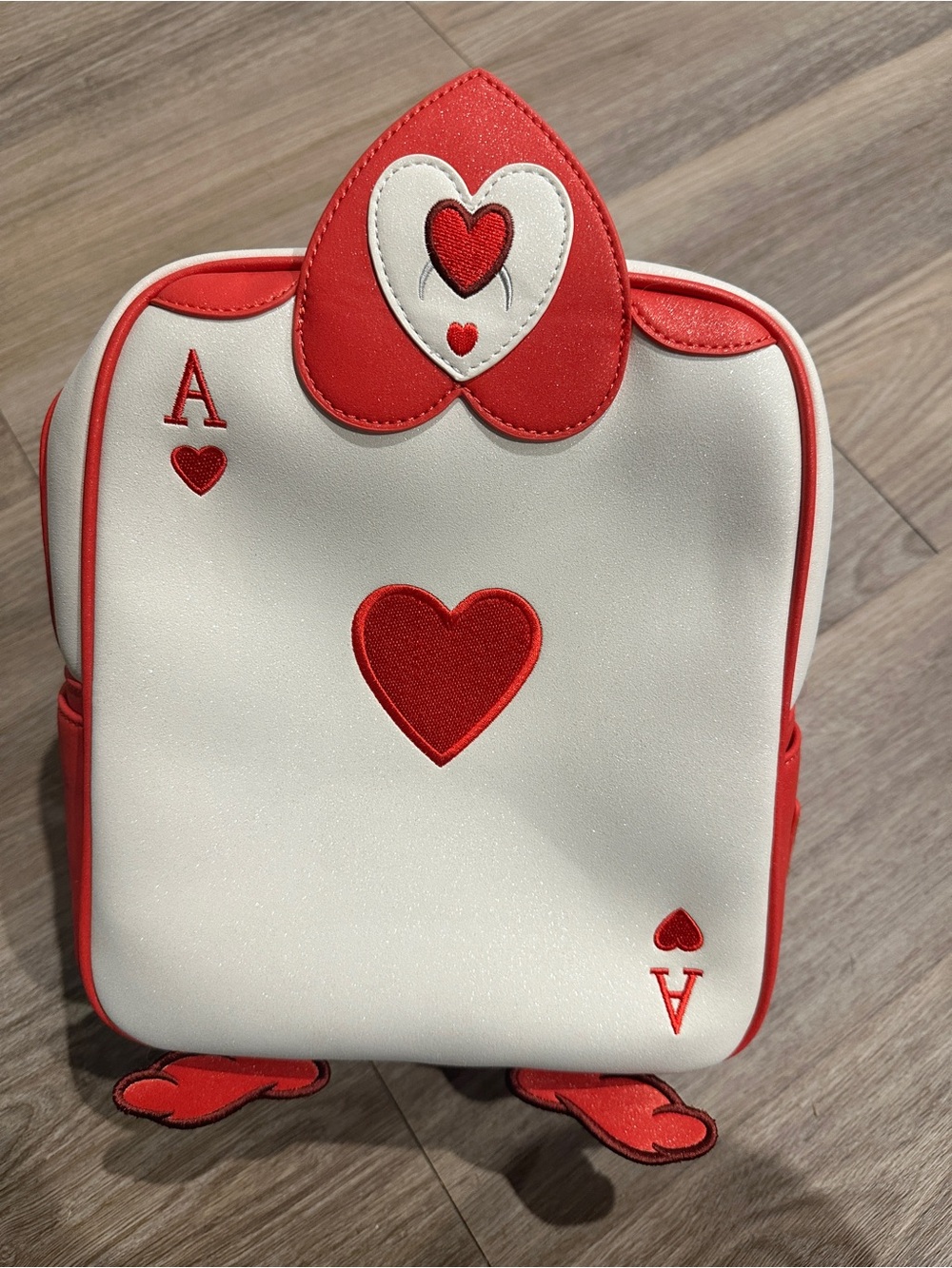 Loungefly Disney Alice in Wonderland Ace of Hearts Card Backpack